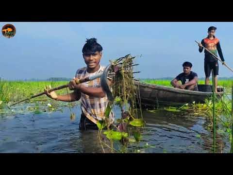 Unbelievable Boat Fishing Technique In River Expert Boy