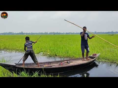 Unbelievable Small Kids Jumping Form Boat Catch Big Boal