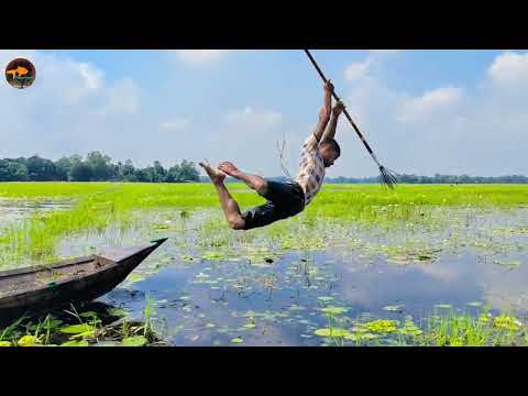 Amazing Boat Fishing In Village River Best Popular Fish