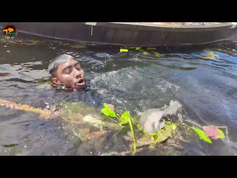 Unbelievable Boat Fishing In Village Flood Water Boat