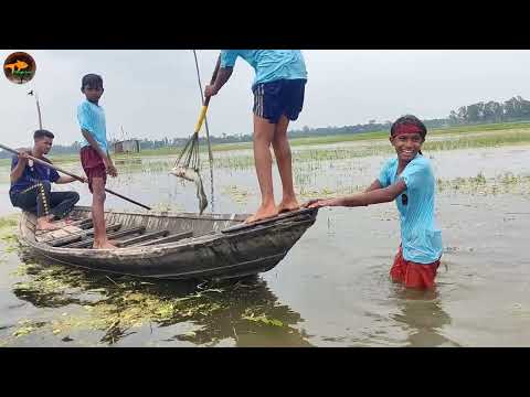 Unique Smart Boat Fishing Video Village Big Fish Trapping