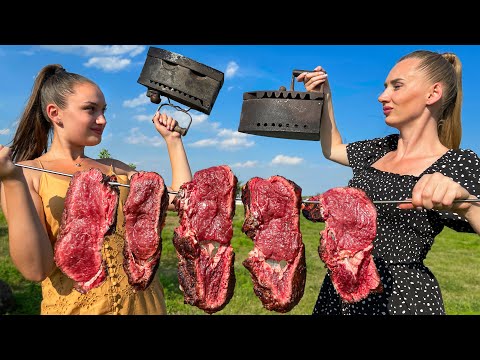 A Retro Way Of Cooking An Incredibly Flavorful Steak On A