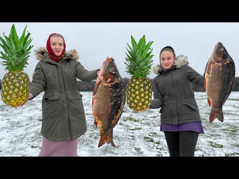 Juicy Recipes from Huge Carp with Fresh Pineapples Life in