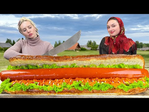 1 Meter Lamb Hot Dog This size will surprise Women and Men