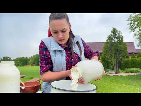 Cooking Ukrainian Borscht in the Village Delicious and very