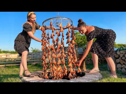 Cooking 100 Chicken Wings Underground A New Recipe From Men