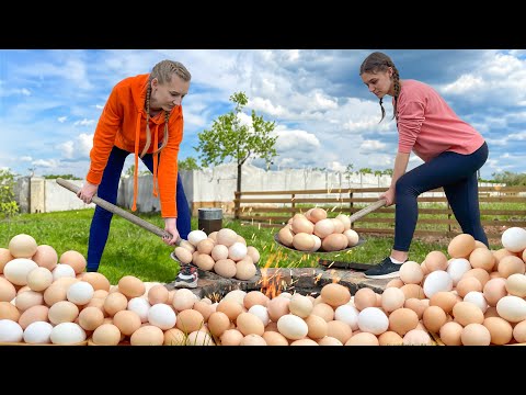 The More The Better Giant Baked Dish With 100 Chicken Eggs