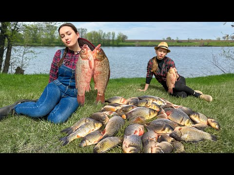 We Had a Great Catch Today Deep fried Crucian CARP Recipe