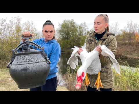 Cooking Geese in an Afghan Cauldron and Tandoor Oriental