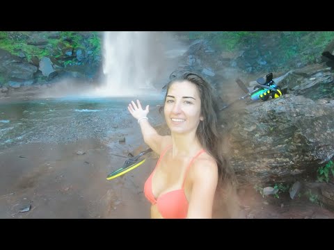 Metal Detecting under New York s TALLEST Waterfall crazy