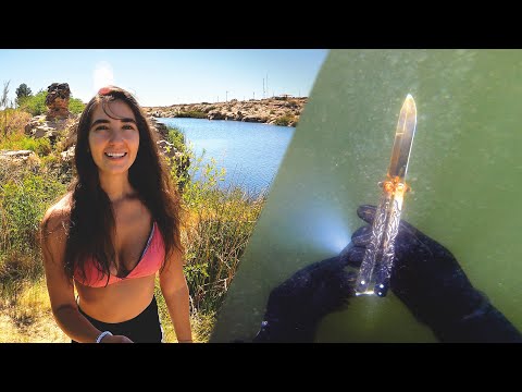Treasure Diving a Popular Creek cool finds
