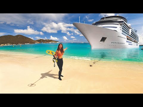 Metal Detecting a Popular Cruise Beach