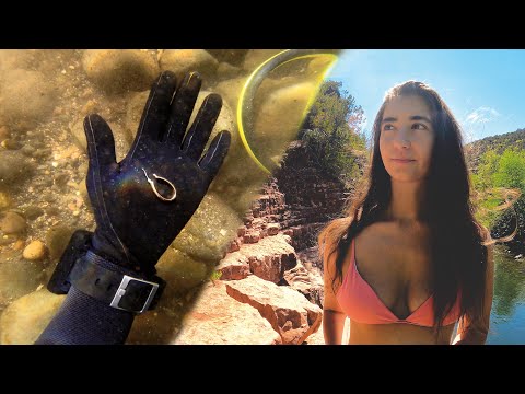 Underwater Metal Detecting a Desert Creek