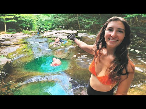 Treasure Hunting New York s Tallest Waterfall Rock Pools at
