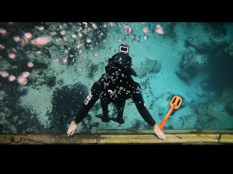 Metal Detecting a Cyrstal Clear Spring