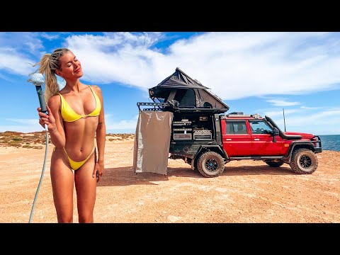 HOW I SHOWER LIVING OUT OF MY 4WD