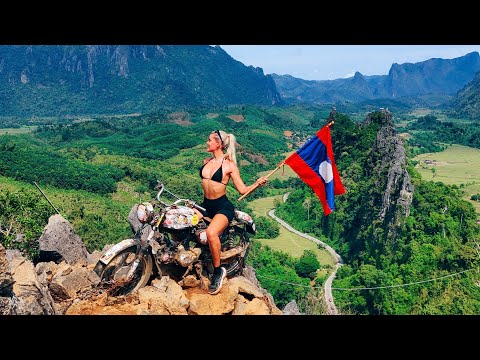 SOLO BACKPACKING LAOS plus i flew twice