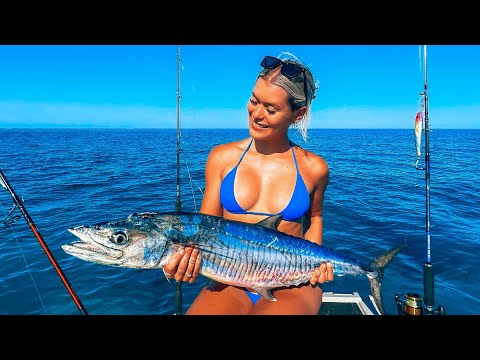 TROPICAL PARADISE CAMPING ON AN ISLAND CATCH COOK my first