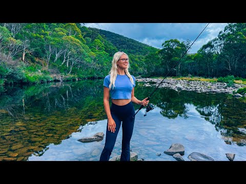 3 DAYS ALONE IN THE WILD mountain camping trout fishing