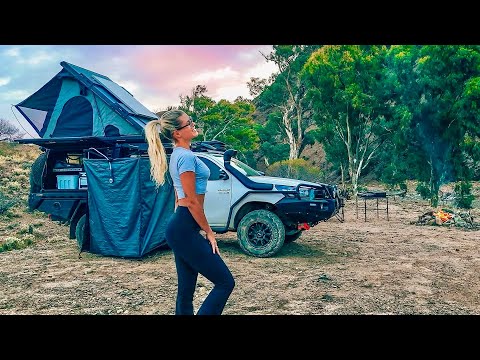 HOW I LIVE OUT OF MY 4WD a day solo travelling in Australia