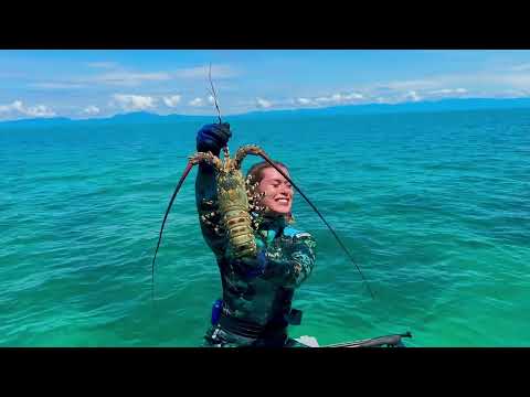 COME UNDERWATER WITH ME first time spear fishing