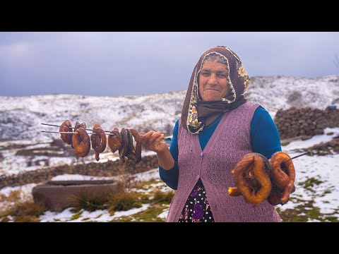 Türk Sokak Lezzeti Halka Tatlısı Dağ Soğuğu