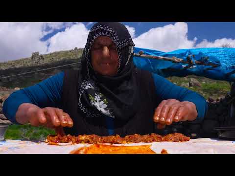 Yüksek Dağda Köy Yaşamı Yaylada Türk Kebabı