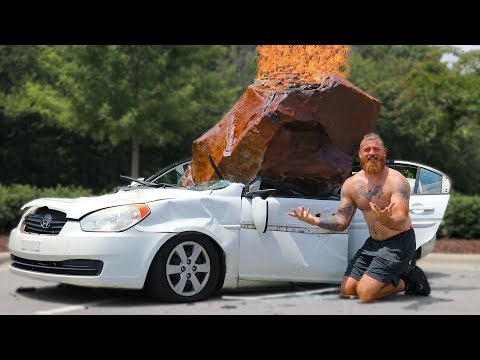 Destroying My Friend s Car And Surprising Him With A New One