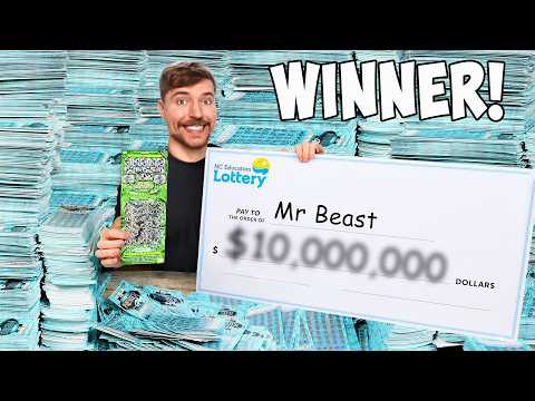 I Spent 1 000 000 On Lottery Tickets and WON