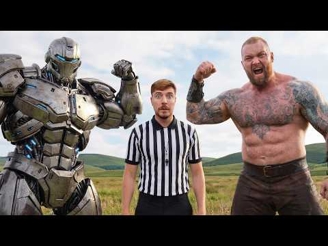 World s Strongest Man Vs Robot