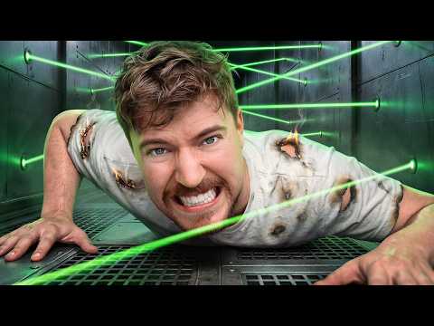 10 People Vs World s Deadliest Laser Maze for 250 000