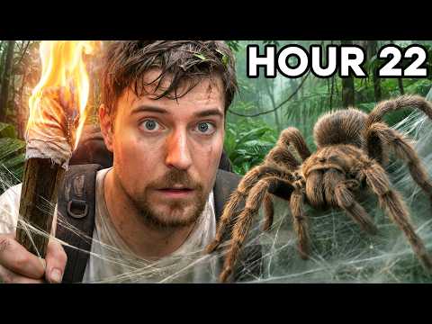 Surviving 24 Hours Straight In A Rain Forest
