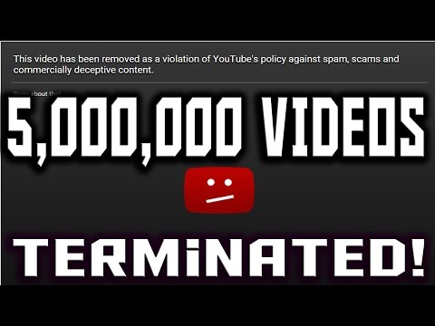 Spam404 Has Terminated 5 000 000 Videos Including Pewdiepie