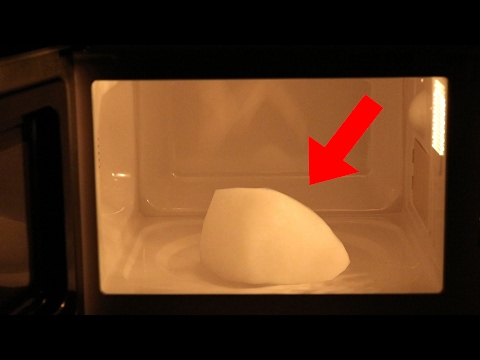 Microwaving Dry Ice Microwave Explodes
