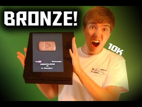 Bronze And Platinum Play Buttons