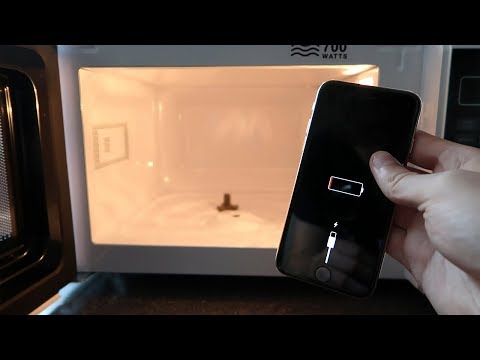 Microwaving my iPhone what happens next might shock you