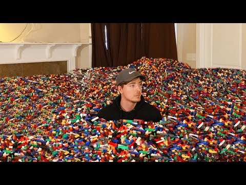 I Put 10 Million Legos in Friend s House