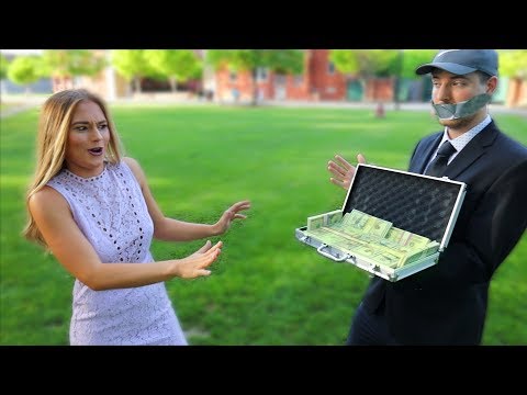 Giving 10 000 To Random People And Saying Nothing