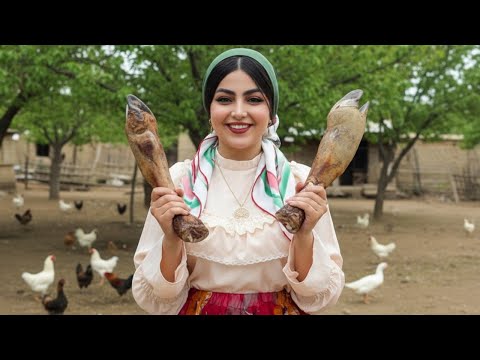 Village life Cook cow feet this way and taste how amazing
