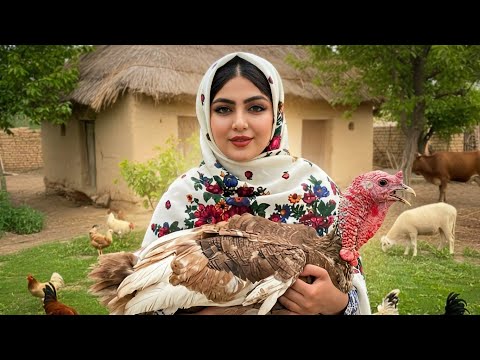 Rural Life and the Joy of Outdoor Cooking Roasted Turkey