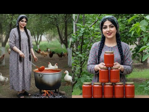 Village life The joy of fire smoked homemade tomato paste