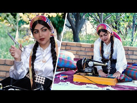 A rural girl s daily routine from sewing to cooking a quick