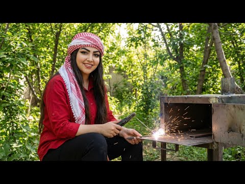 Welding and Building Oven Baking a Cake