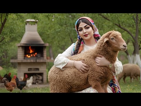 Delicious Lamb Kebab in My Village Life rural cooking