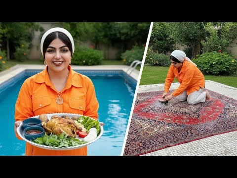 Village Girl s Routine From Carpet Washing to Special Roast