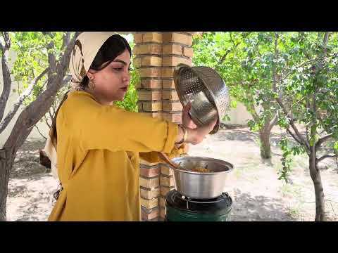 Rural life and cooking the most popular Iranian dish you ll