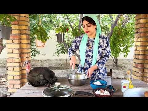 Daily routine in village and cooking local breakfast