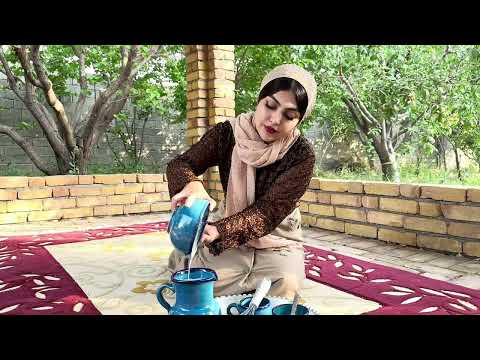 village life Quick Tasty Traditional Iranian Dish with Lamb