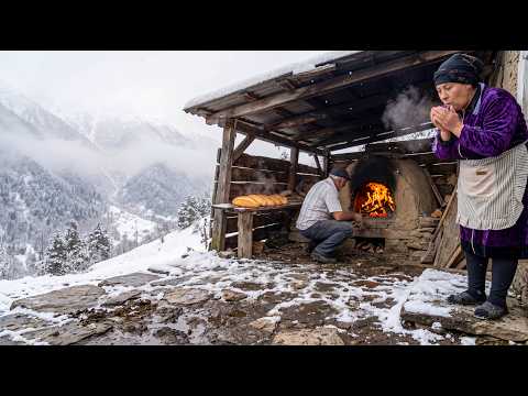 Their life is far from civilization in the harsh mountain