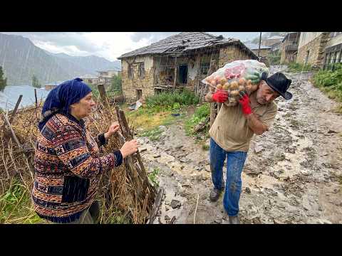 Living Off the Land in the Mountains An Elderly Couple s